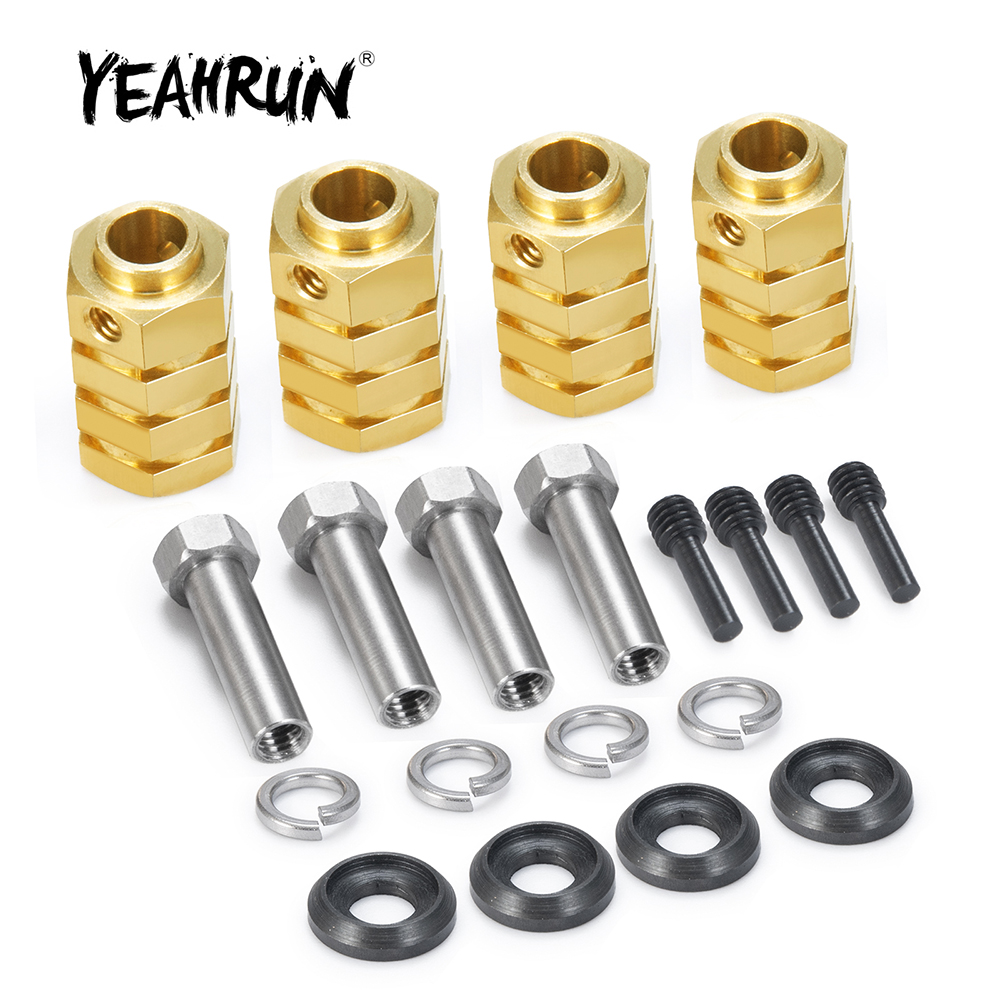 Heavy Equipment Vehicles - YEAHRUN 4pcs 15/20mm 헤비 듀티 황동