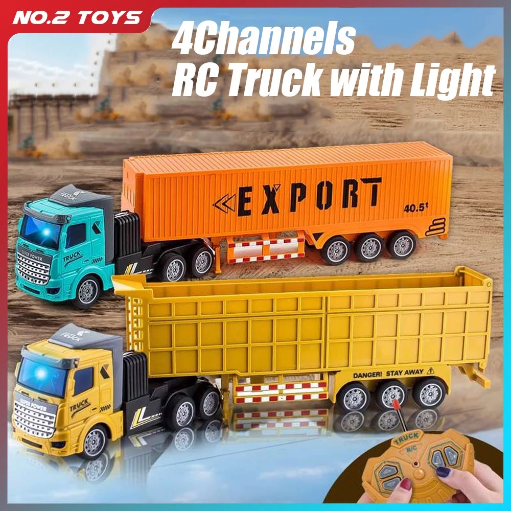 Heavy Equipment Vehicles - 1/48 RC 컨테이너 트럭 장난감 어린이
