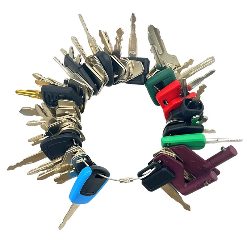 Heavy Equipment Keys Master Set - ABYN-중장비 점화 키 마스터 세트(42개), 캐터필러,