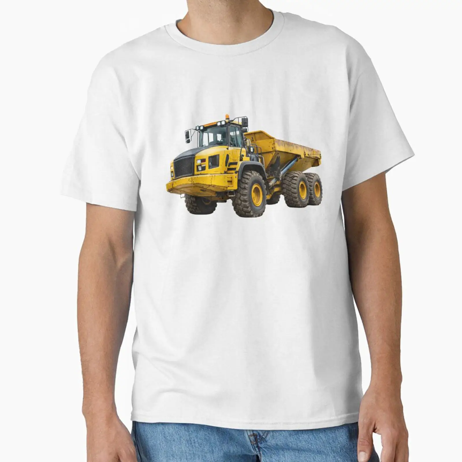 Dump Truck Heavy Equipment - 아티큘레이티드 덤프트럭 중장비 일러스트레이션은 라데쿠가 디자인하고