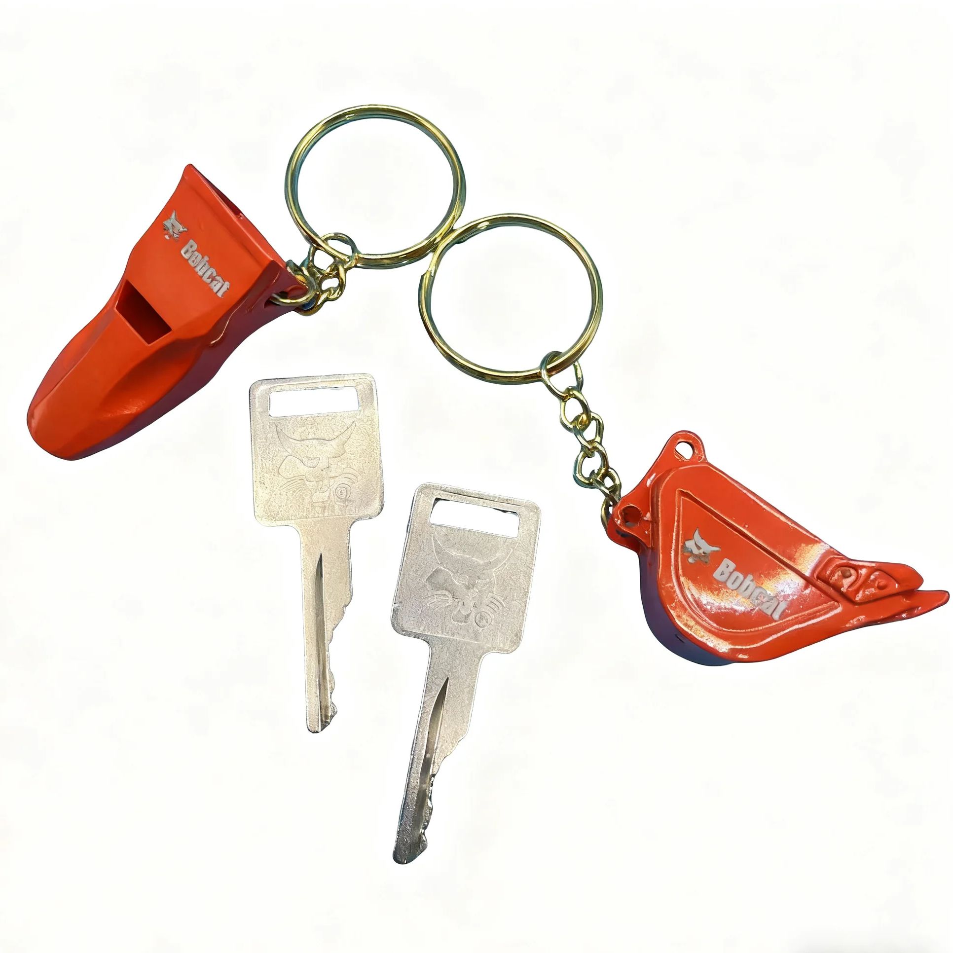 Heavy Equipment Keychain - 2개 D250 점화 키 6693241 S550