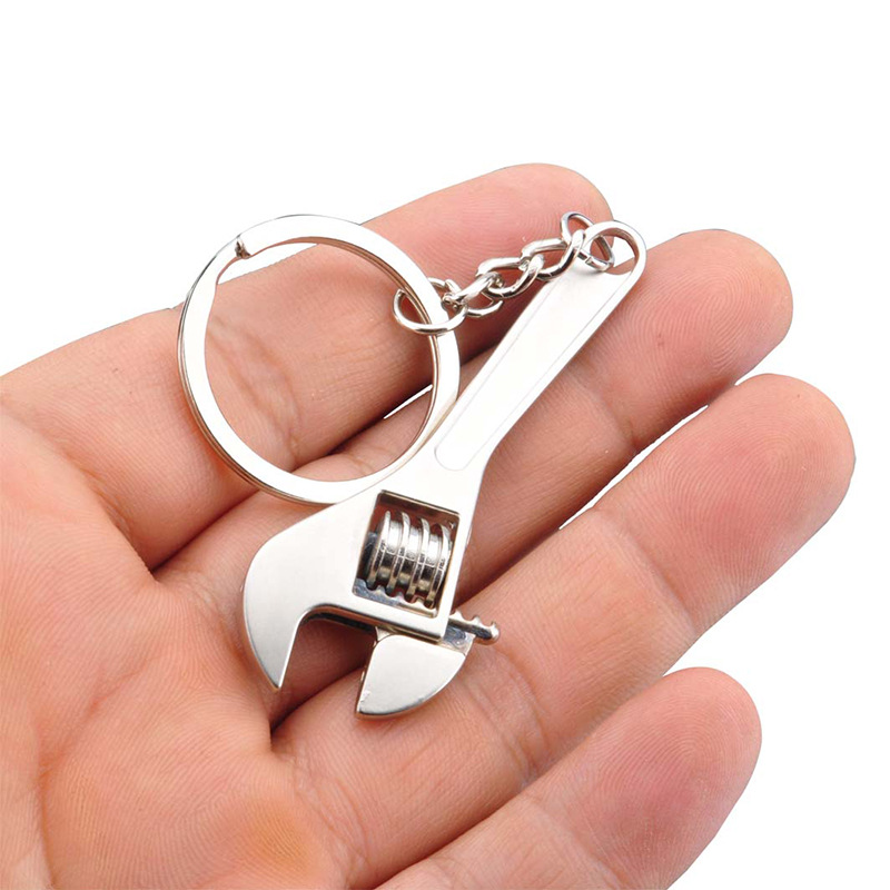 아연 합금 키 체인 새로운 도구 렌치 스패너 키 체인  - Heavy Equipment Keychain 리뷰 및 가격