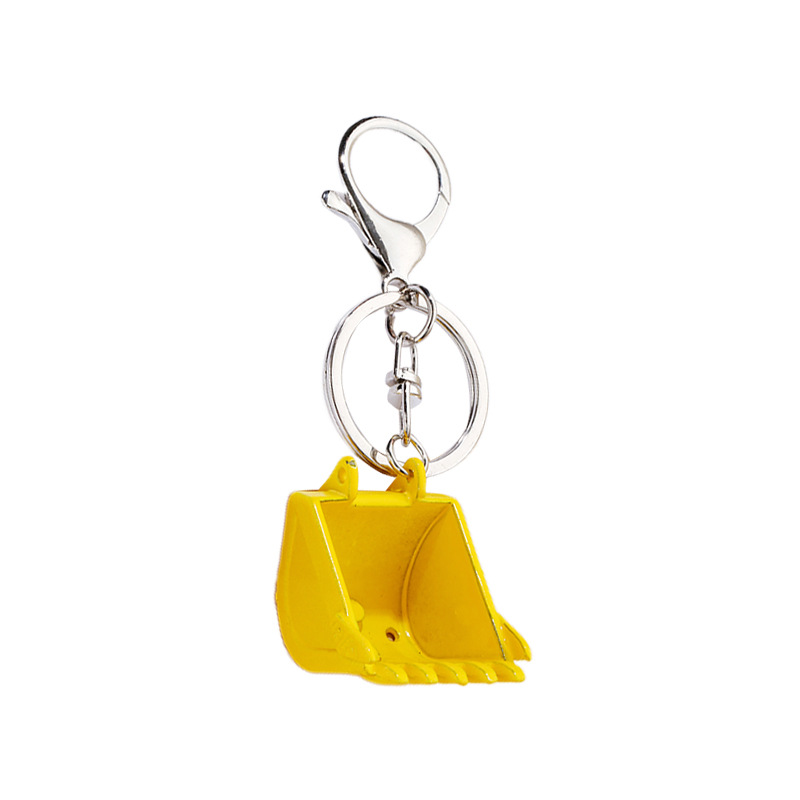 창의적인 금속 굴삭기 키체인, 3D 버킷 후크, 불도저 - Heavy Equipment Keychain 리뷰 및 가격