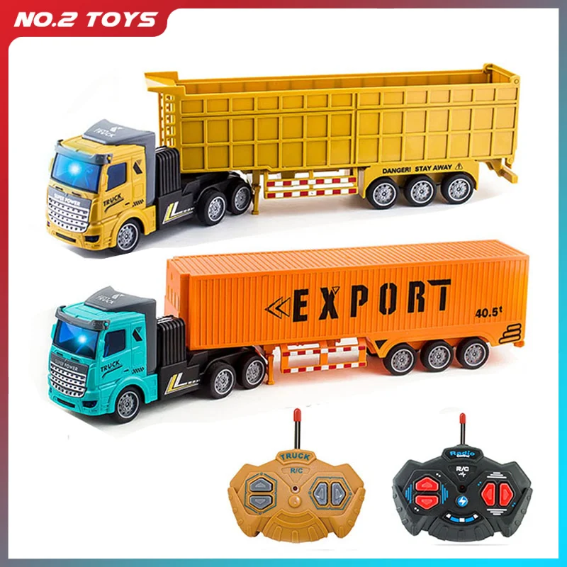 1/48 RC 컨테이너 트럭 장난감 어린이 무선 리모컨 - Heavy Equipment Vehicles 리뷰 및 가격