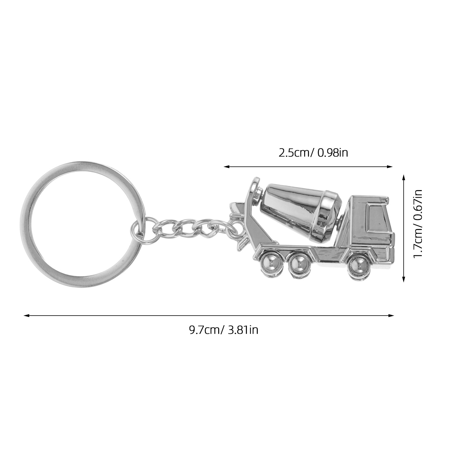 합금 믹서 트럭 열쇠고리 3D 건설 차량 중장비 자동차 - Heavy Equipment Keychain 리뷰 및 가격