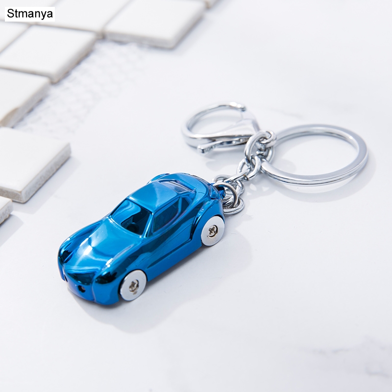 새로운 남자 금속 키 체인 여자 자동차 키 체인 LED - Heavy Equipment Keychain 리뷰 및 가격