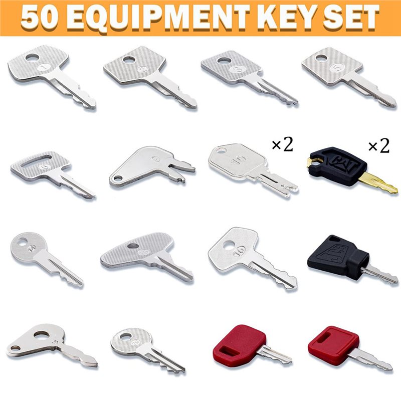 ABYN-중장비 50키 마스터 세트 (CAT, Cate - Heavy Equipment Keys Master Set 리뷰 및 가격