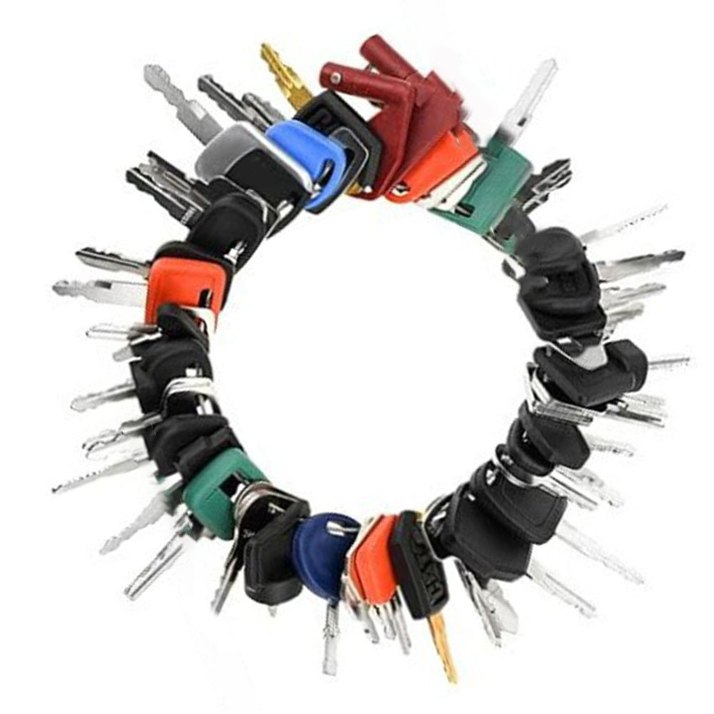 50개 중장비 키 마스터 세트, 캐터필러 굴착기-로더- - Heavy Equipment Keys Master Set 리뷰 및 가격